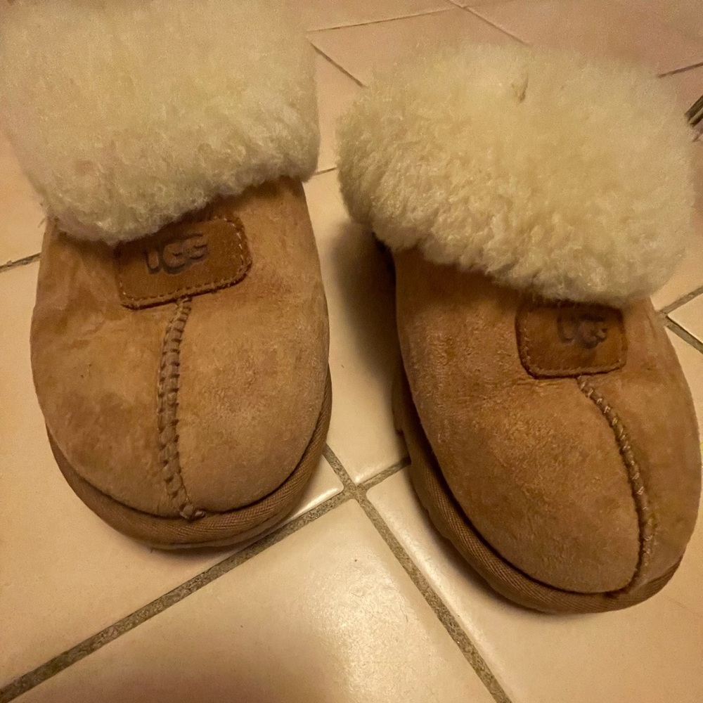 UGG Tan and Cream Women's Slippers